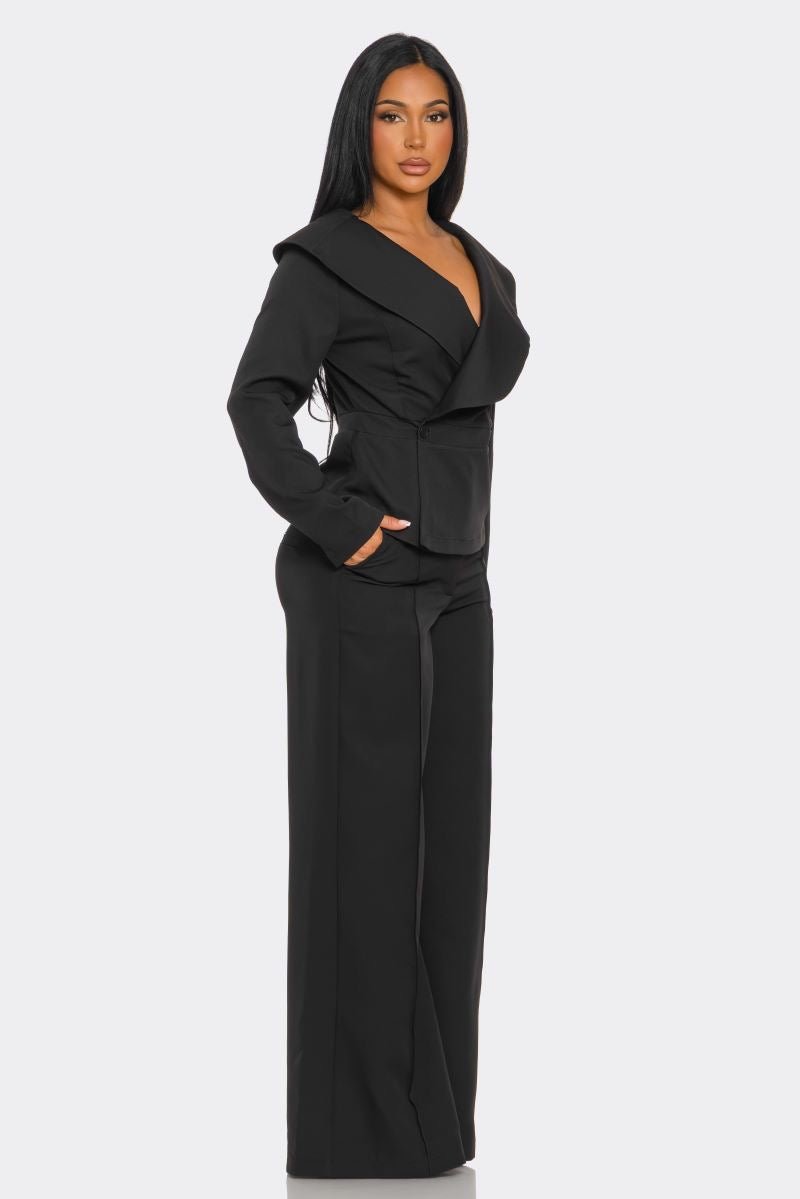 The Perfect Day Pant Set Blaizer - Bonitafashionrd