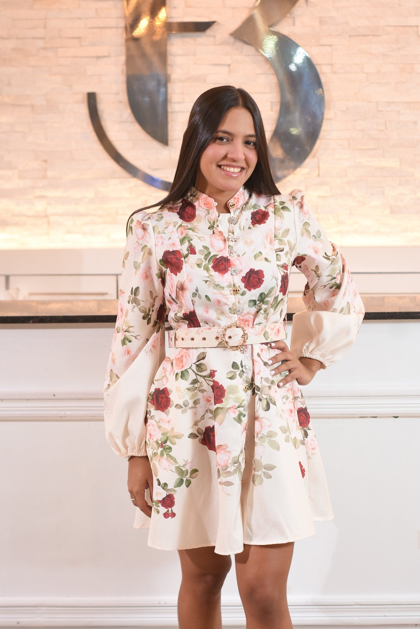 The Amazing Flowes Mini Dress - Bonitafashionrd