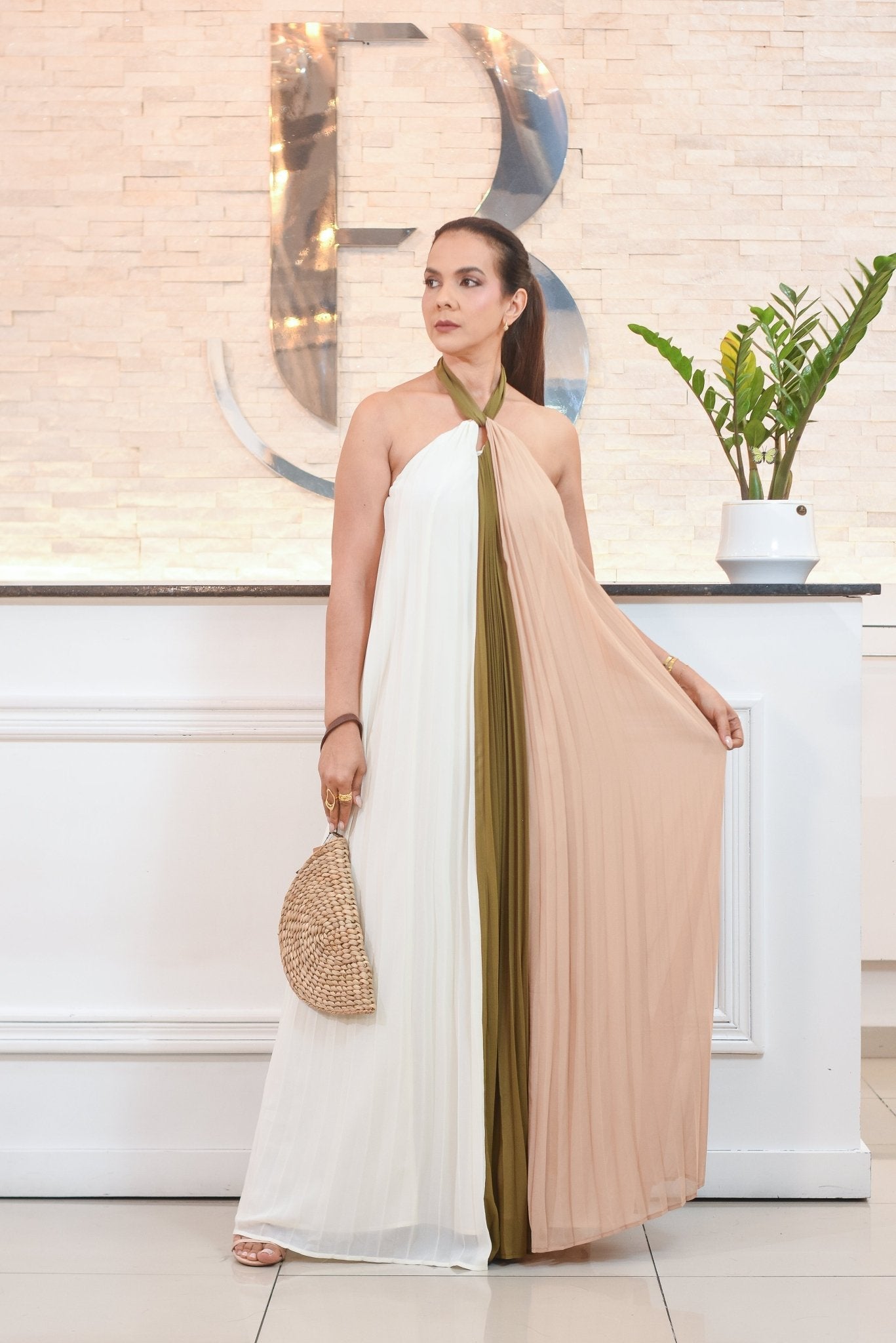 My dress says it all color block - Bonitafashionrd Dress