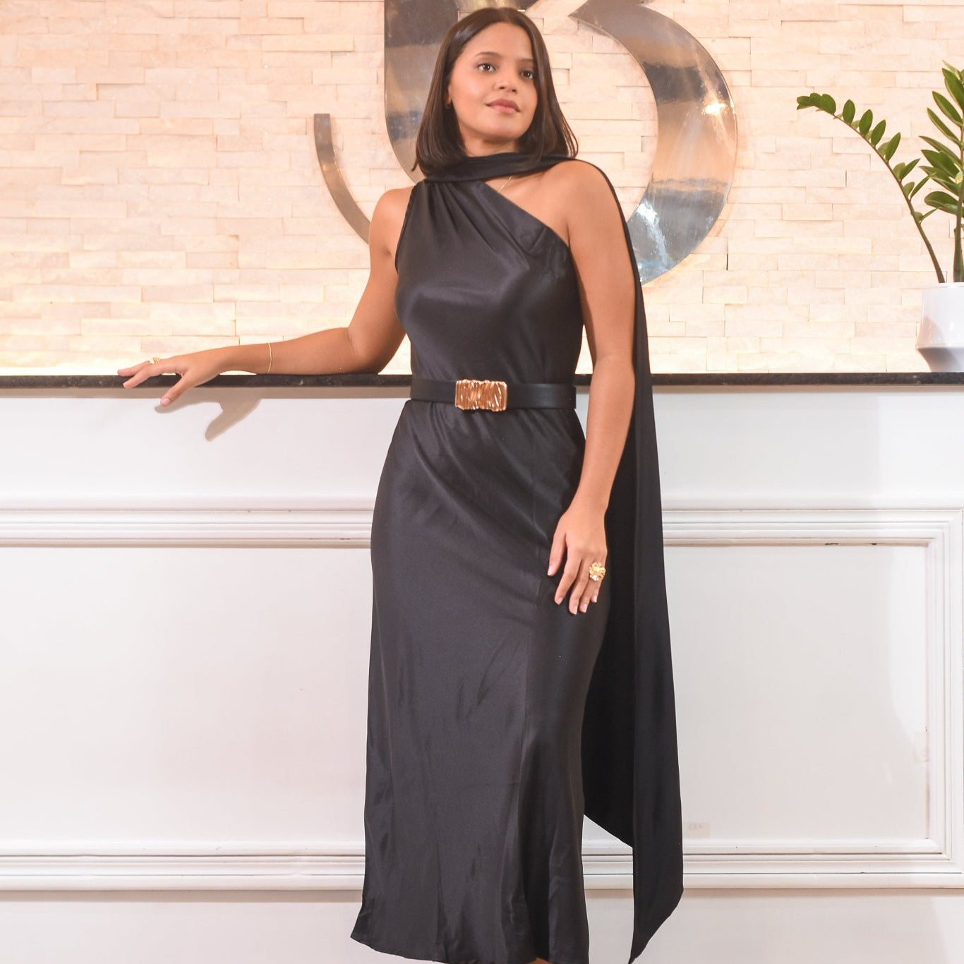 The Perfect Time Silk Dress - Bonitafashionrd