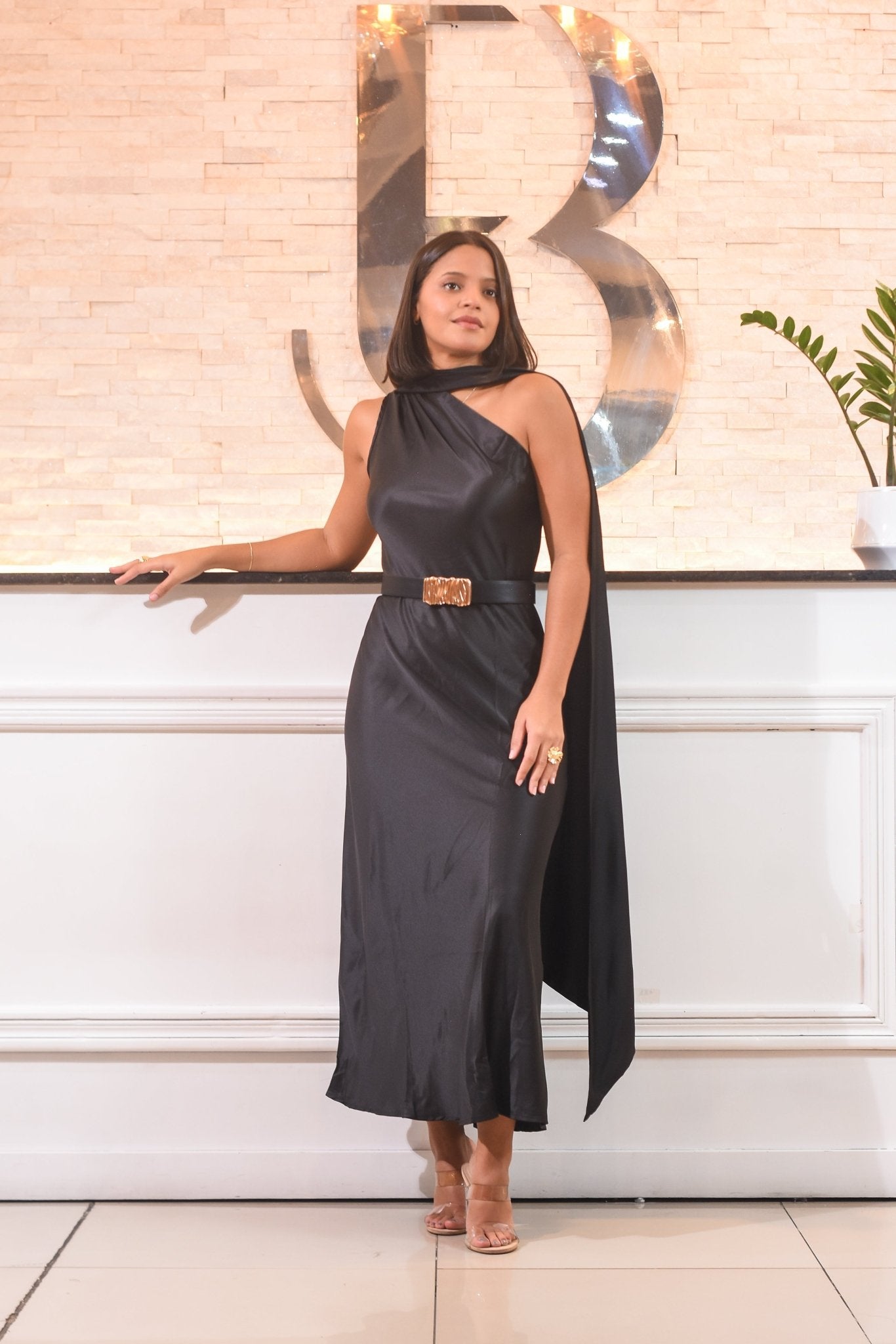 The Perfect Time Silk Dress - Bonitafashionrd