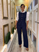 The Perfect Day Pant Set Vest - Bonitafashionrd
