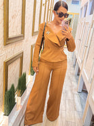 The Perfect Day Pant Set Blaizer - Bonitafashionrd