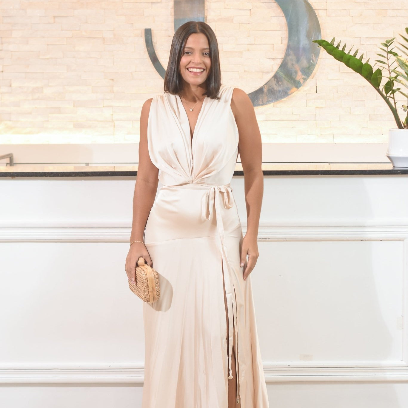 Time To Get Look Elegant Silk Dress - Bonitafashionrd
