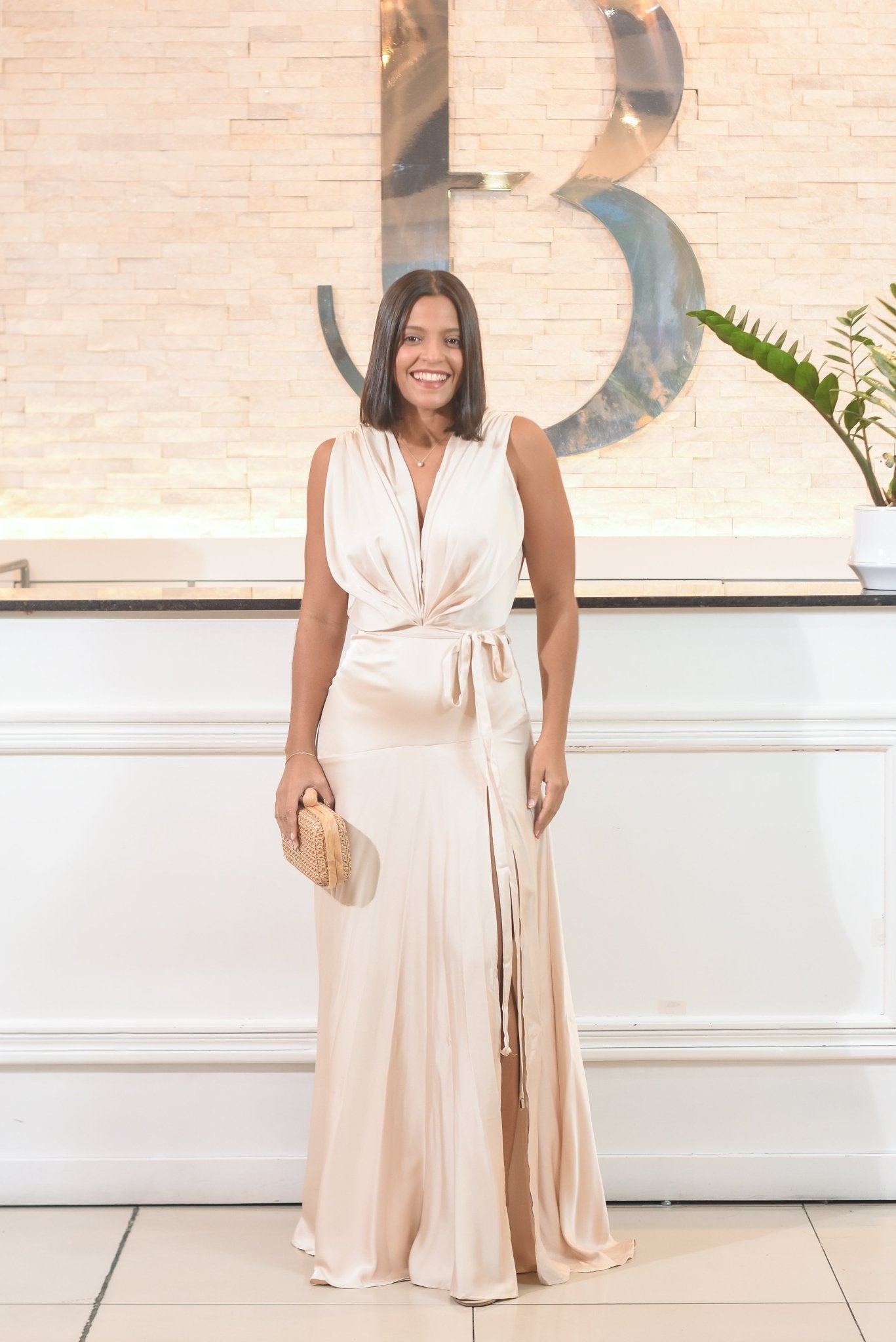 Time To Get Look Elegant Silk Dress - Bonitafashionrd