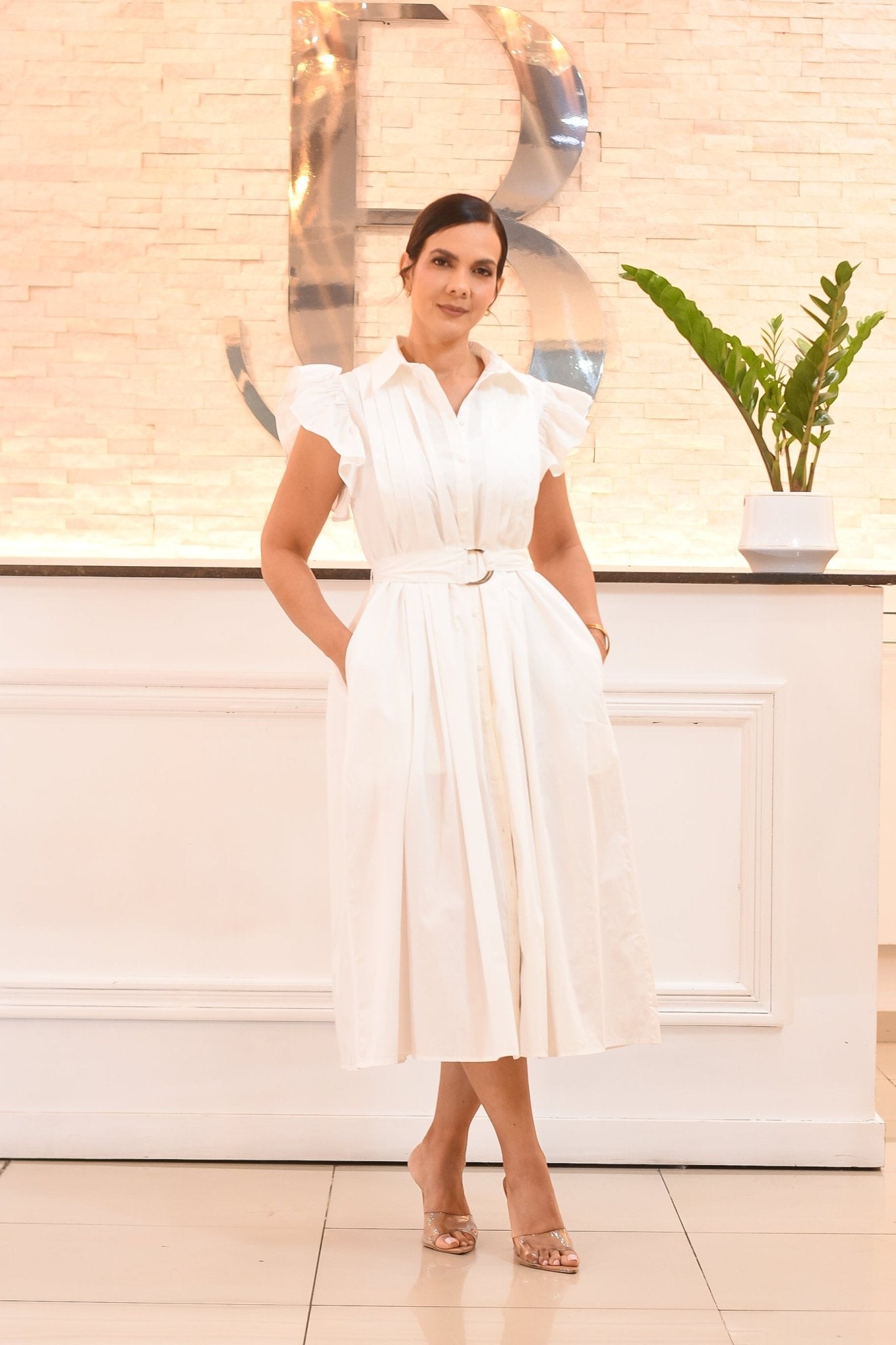 My casual white dress - Bonitafashionrd Dress