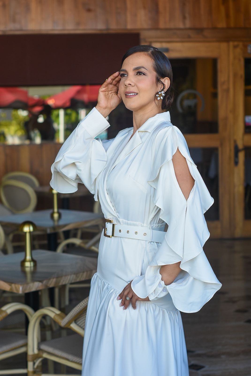 Pretty with My white dress - Bonitafashionrd Dress