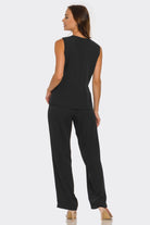 The Perfect Day Pant Set Vest - Bonitafashionrd