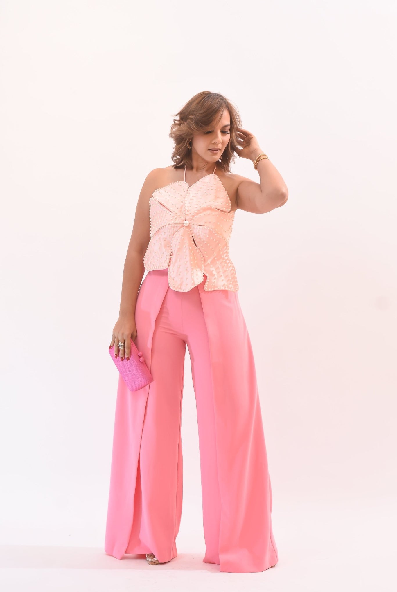 Beauty Glowers Pearl Crop Top - Bonitafashionrd