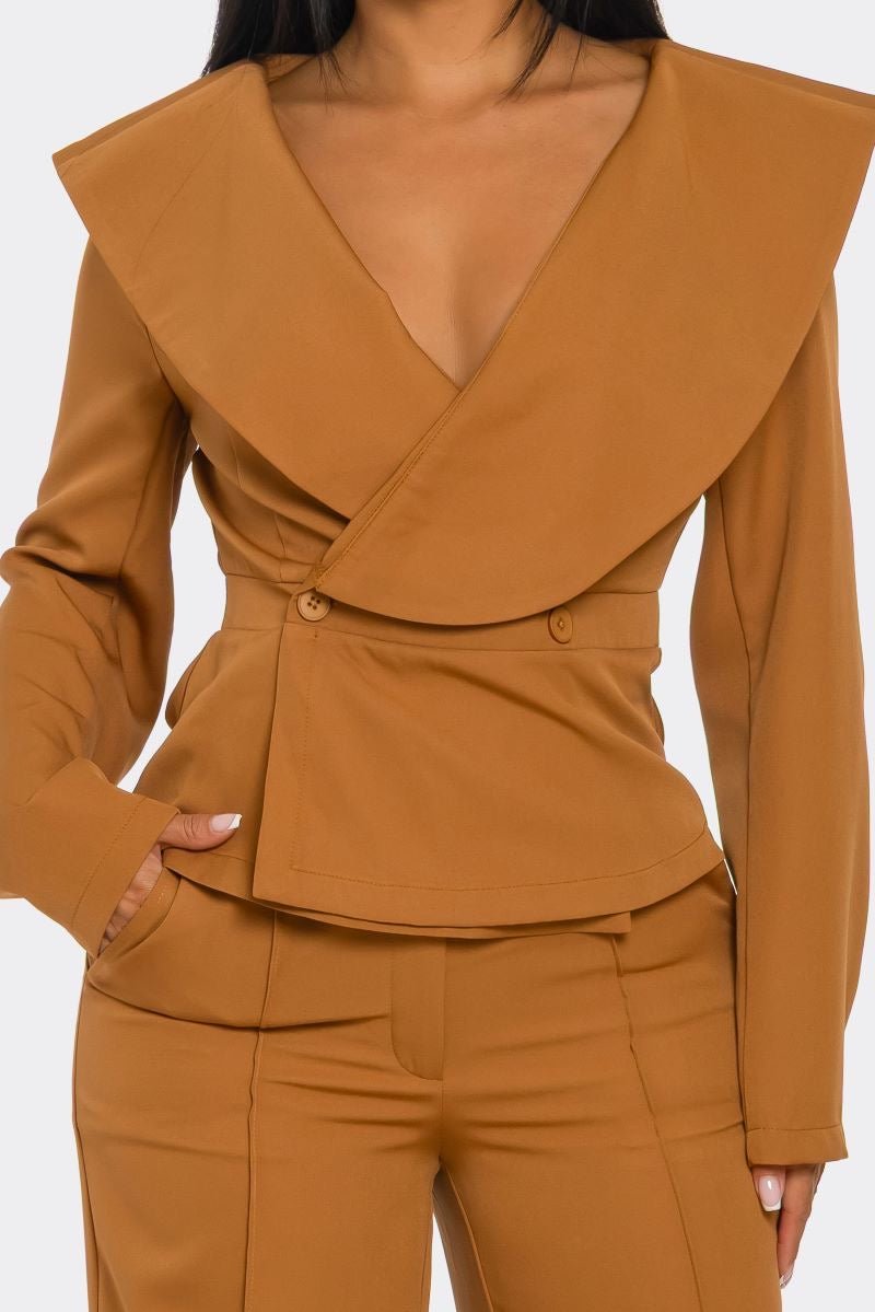 The Perfect Day Pant Set Blaizer - Bonitafashionrd