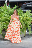 lobster design sleeveless maxidress - Bonitafashionrd Maxi dress