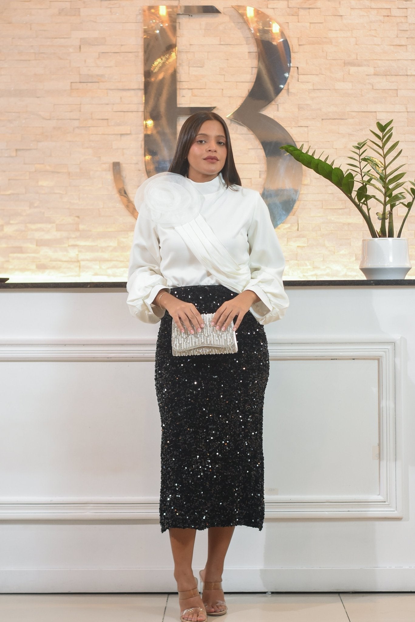 Time To Get Look Seguins Skirt - Bonitafashionrd