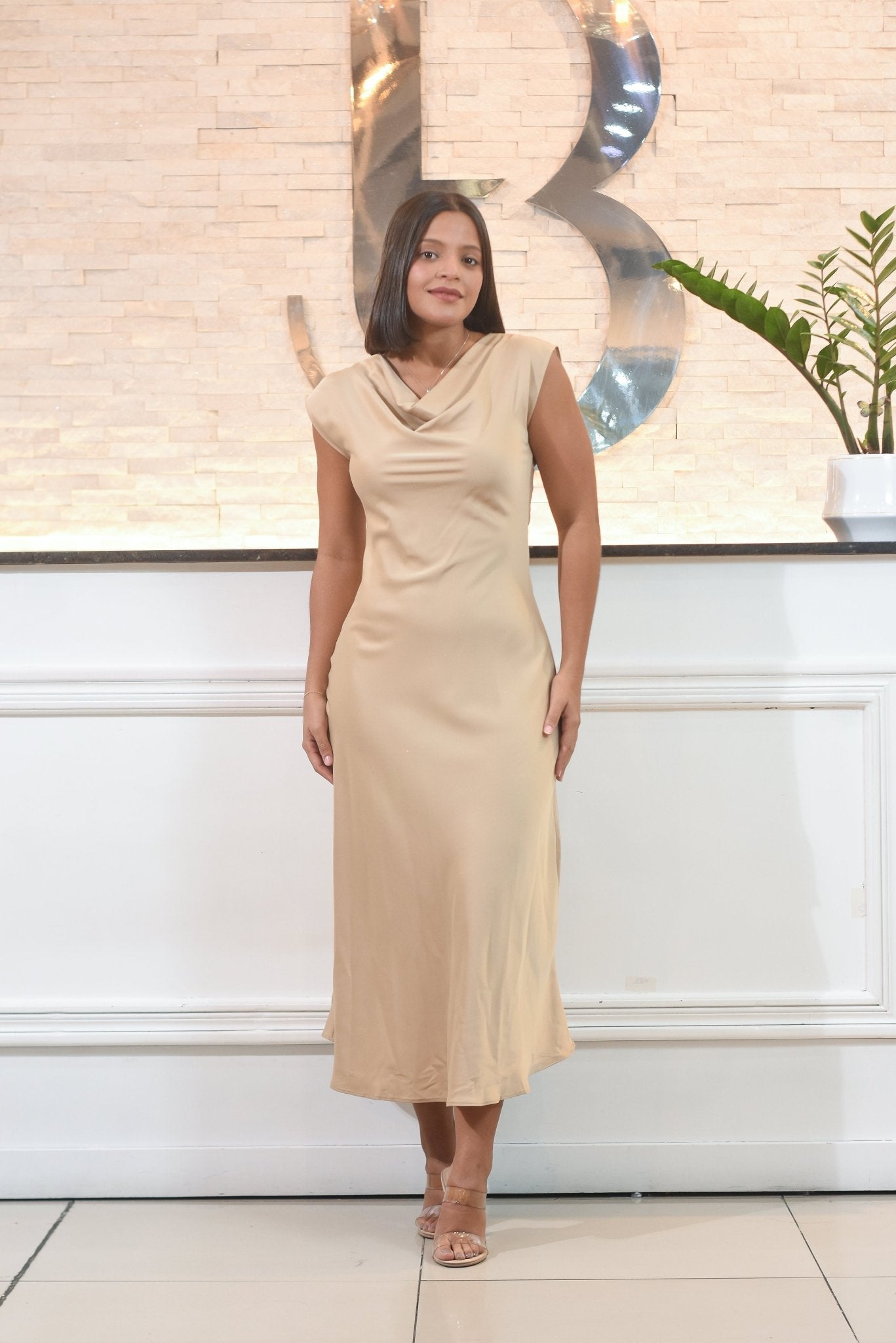 Time To Get Look Silk Dress - Bonitafashionrd