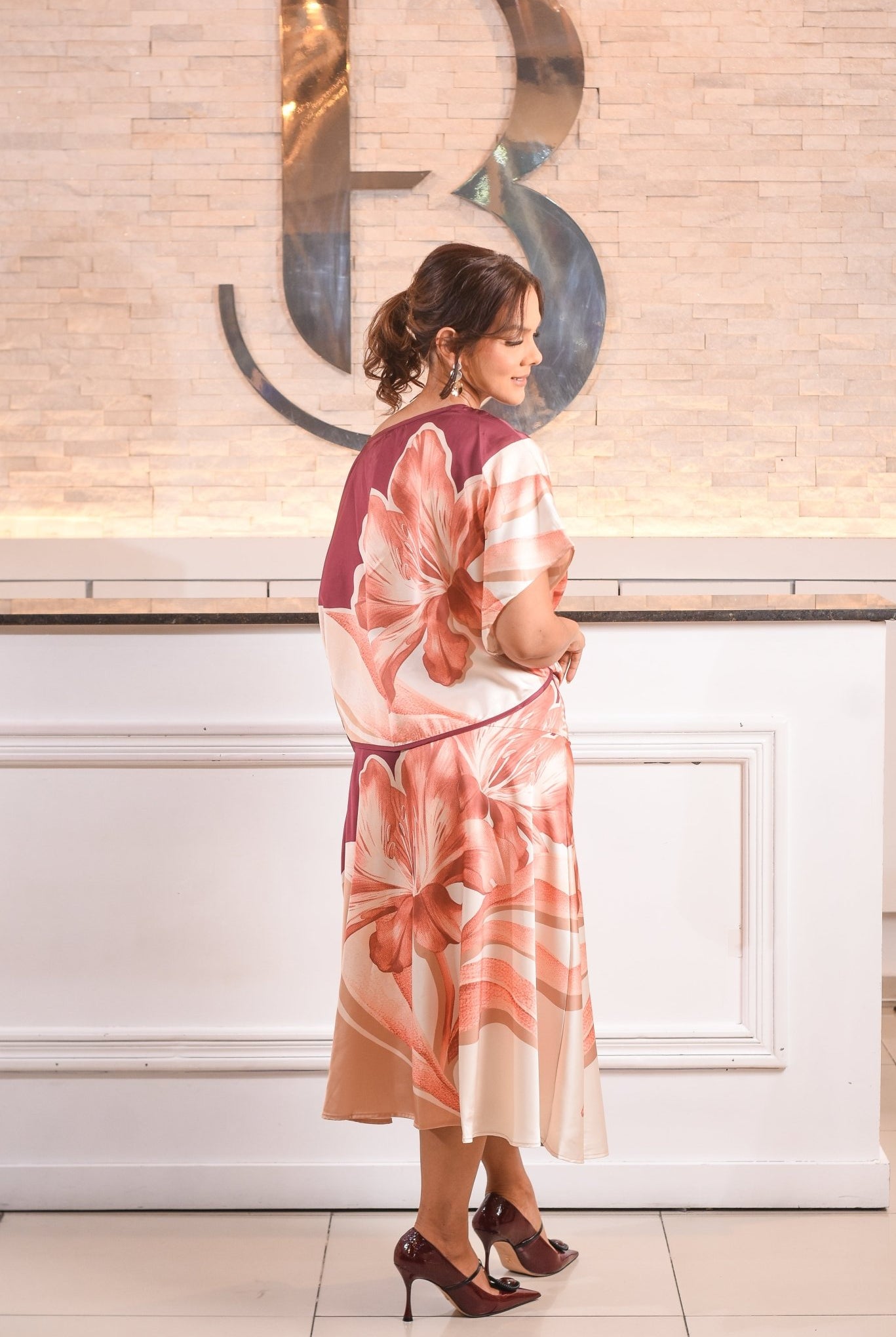 The Amazing Silk Big Flower Skirt Set - Bonitafashionrd
