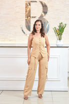 My cute cargo pant beige - Bonitafashionrd Pants