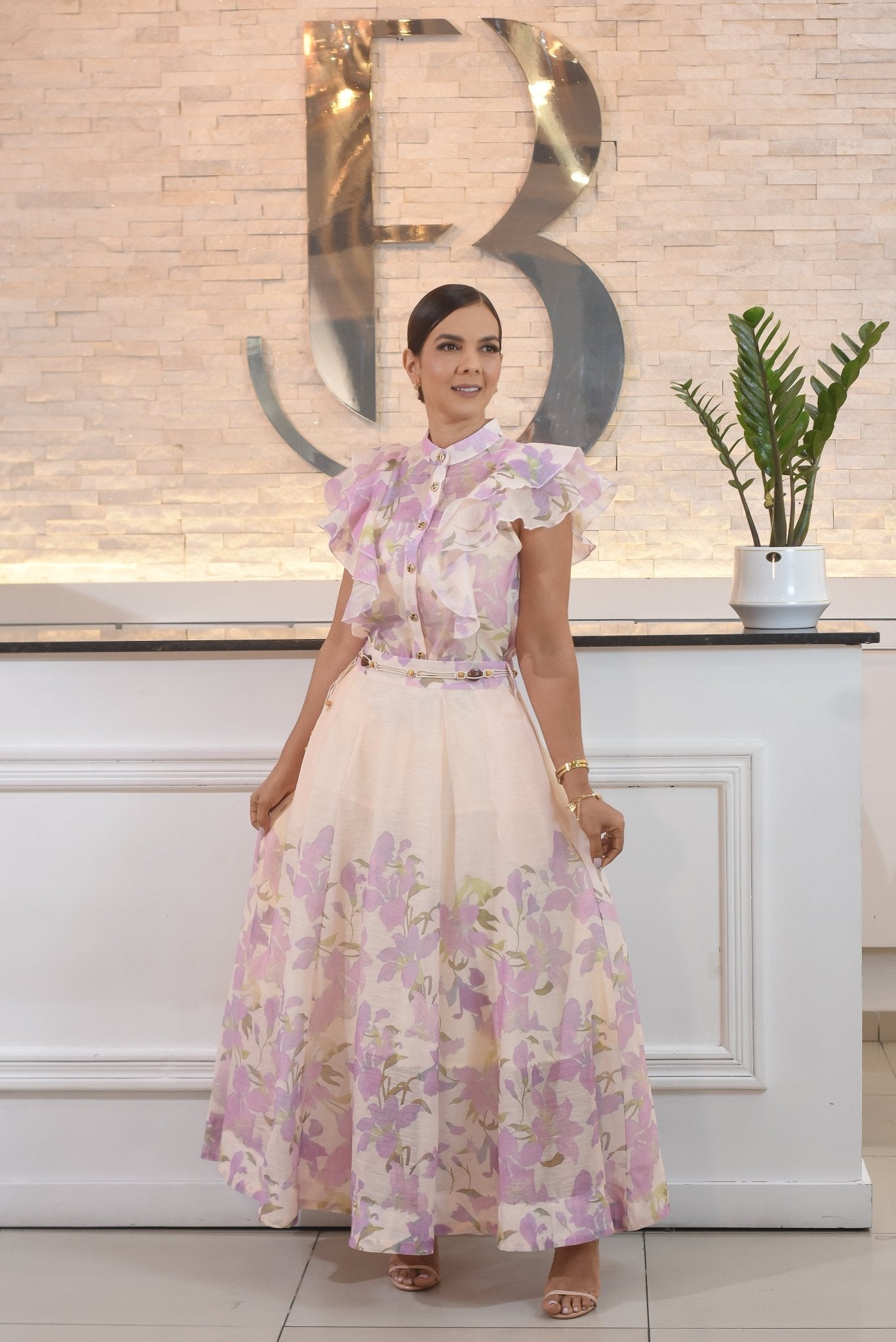 Get The look Leaves Set Skirt - Bonitafashionrd