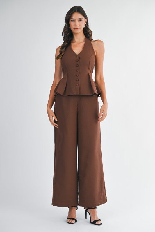 The Golden Holiday Pants Set - Bonitafashionrd