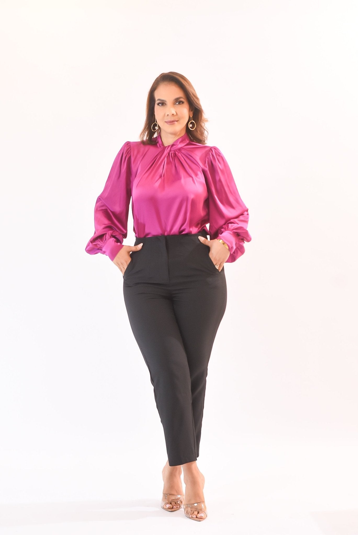 Beautiful Blouse Pink - Bonitafashionrd