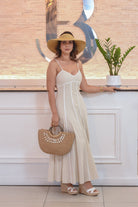 My beige dress looks amazing. - Bonitafashionrd Dress