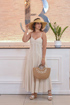 My beige dress looks amazing. - Bonitafashionrd Dress