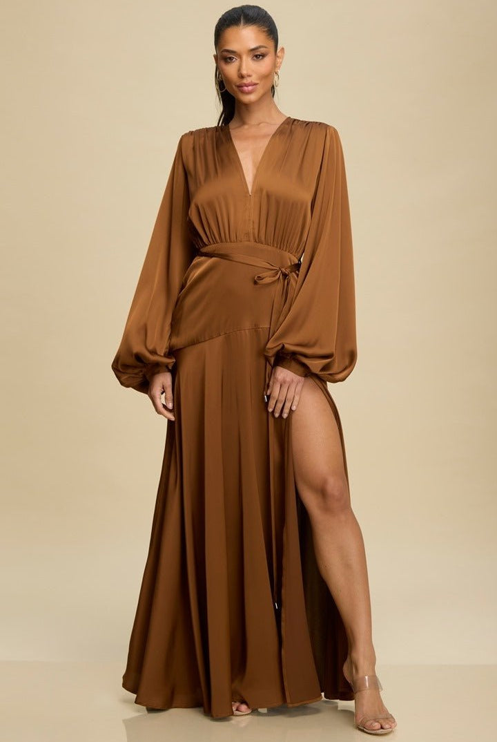 Winter Ligth Seda Dress - Bonitafashionrd