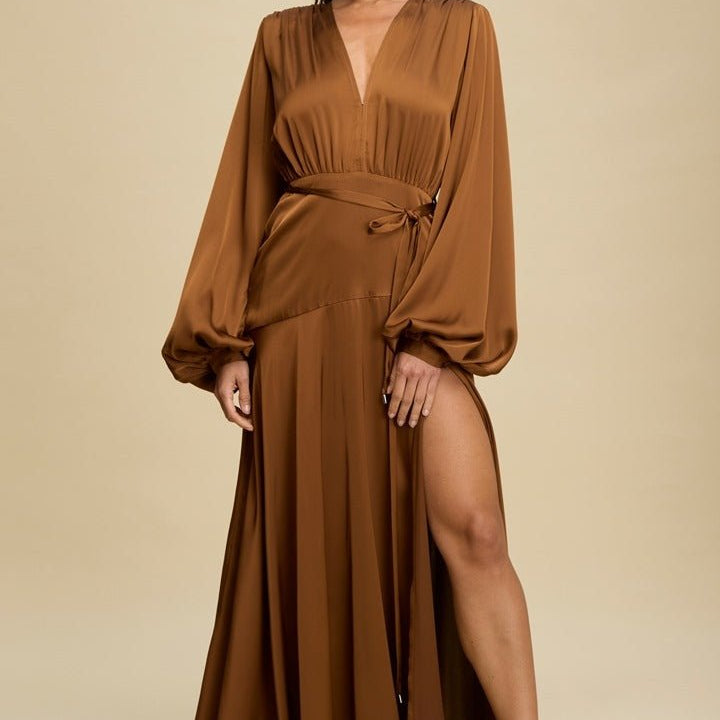 Winter Ligth Seda Dress - Bonitafashionrd