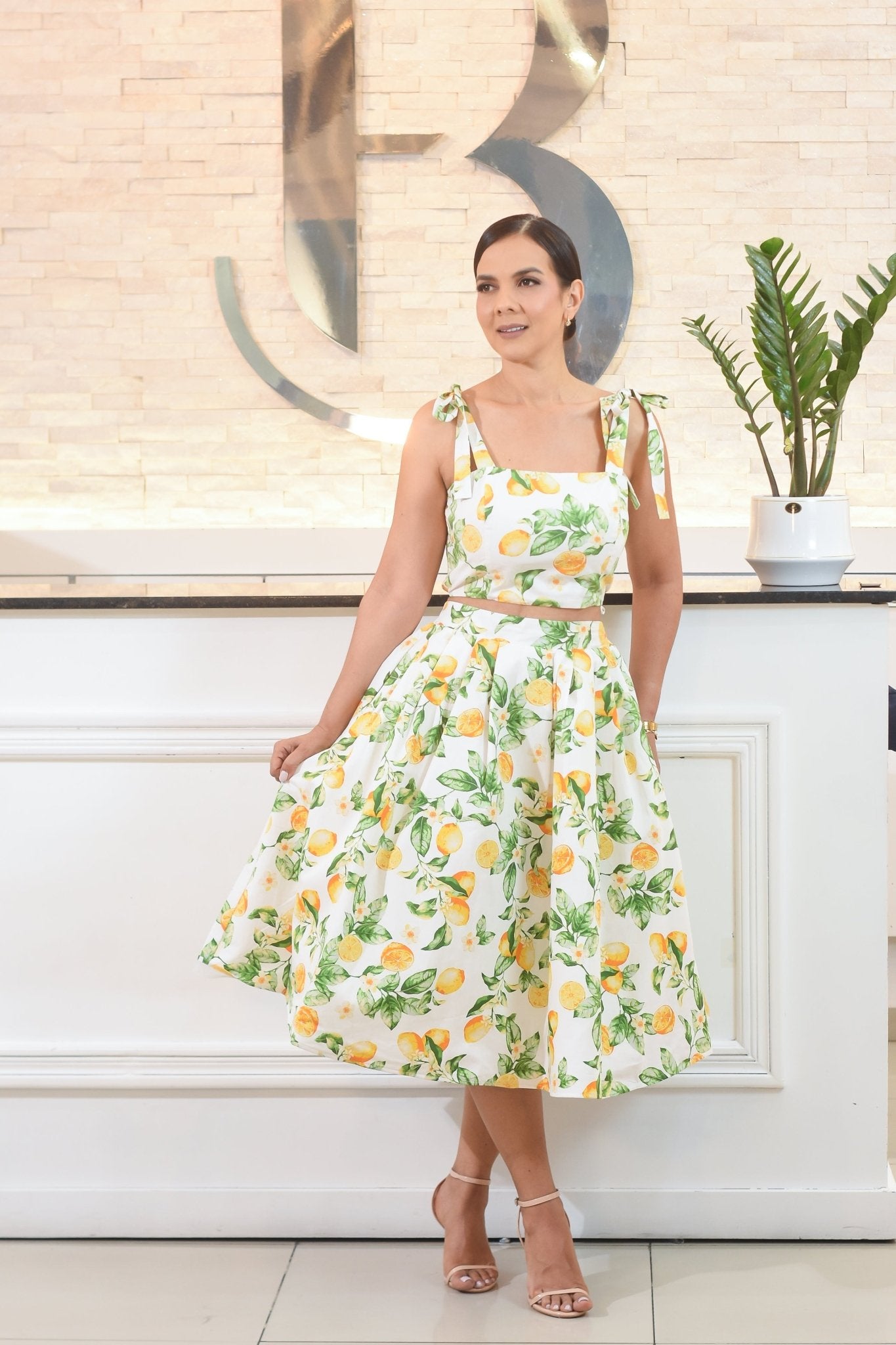 Get The Look Lemon Crop Top - Bonitafashionrd