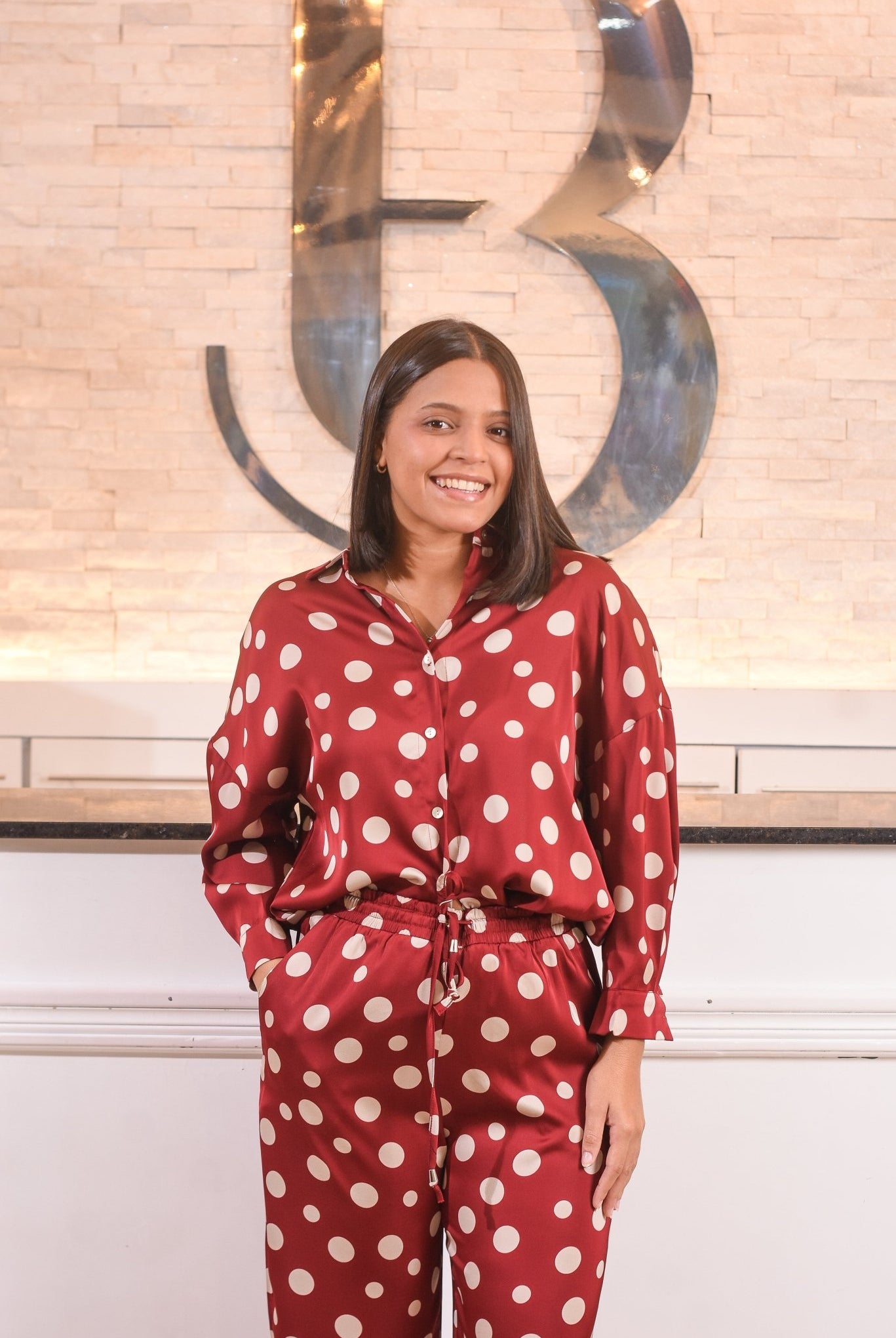 The Amazing Silk Polk Big Blouse - Bonitafashionrd