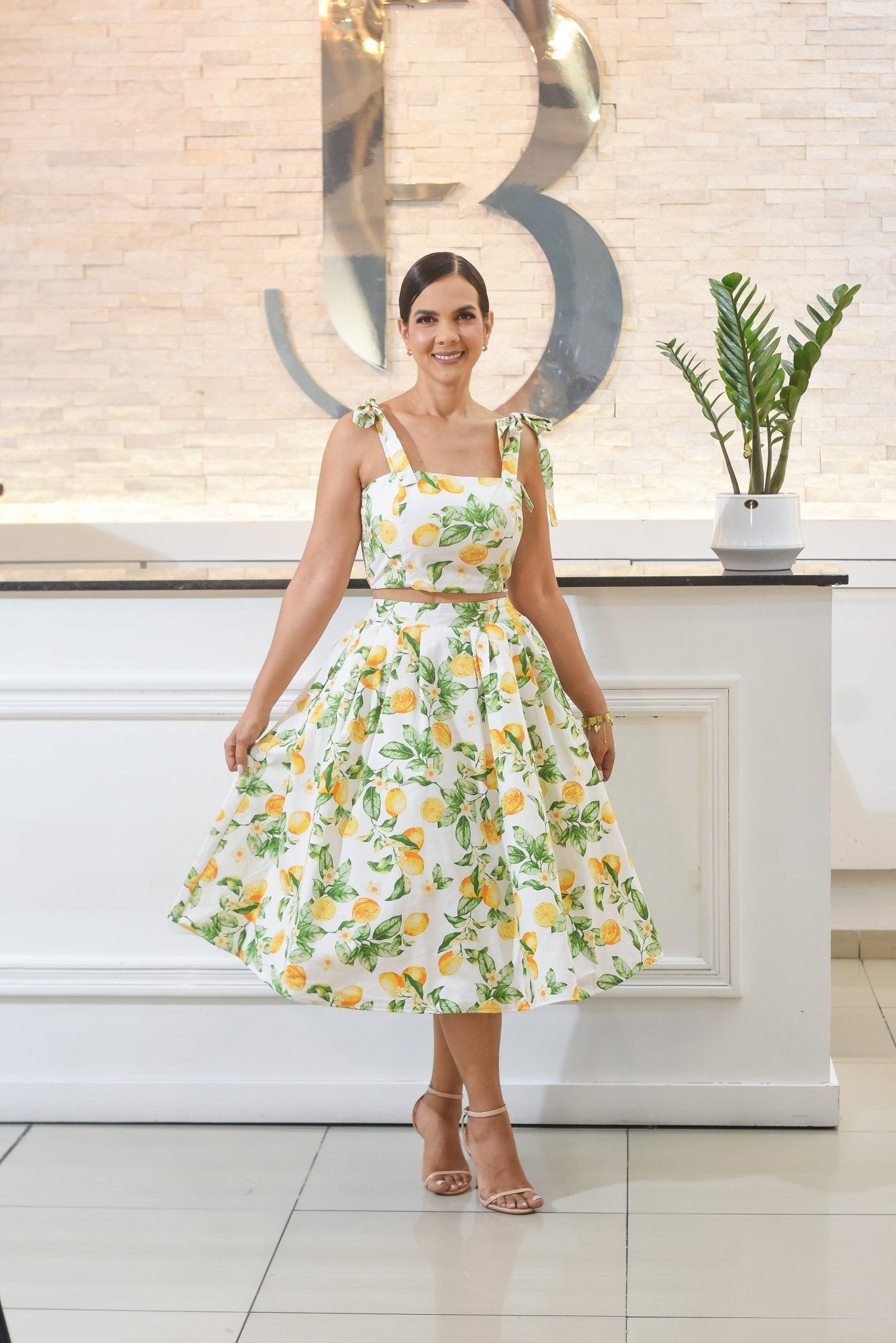 Get The Look Lemon Crop Top - Bonitafashionrd