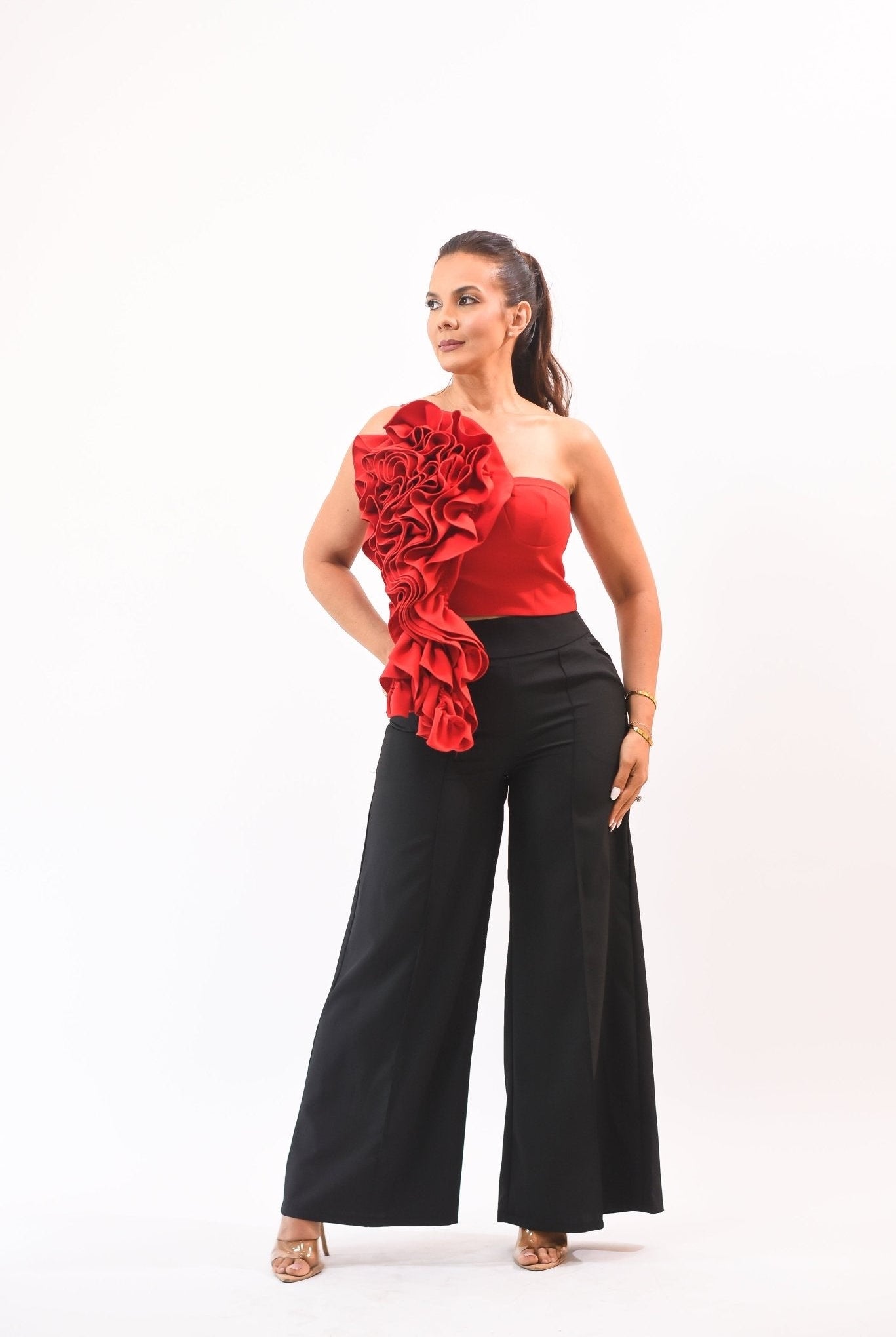 My Lovely Crop Top Red - Bonitafashionrd