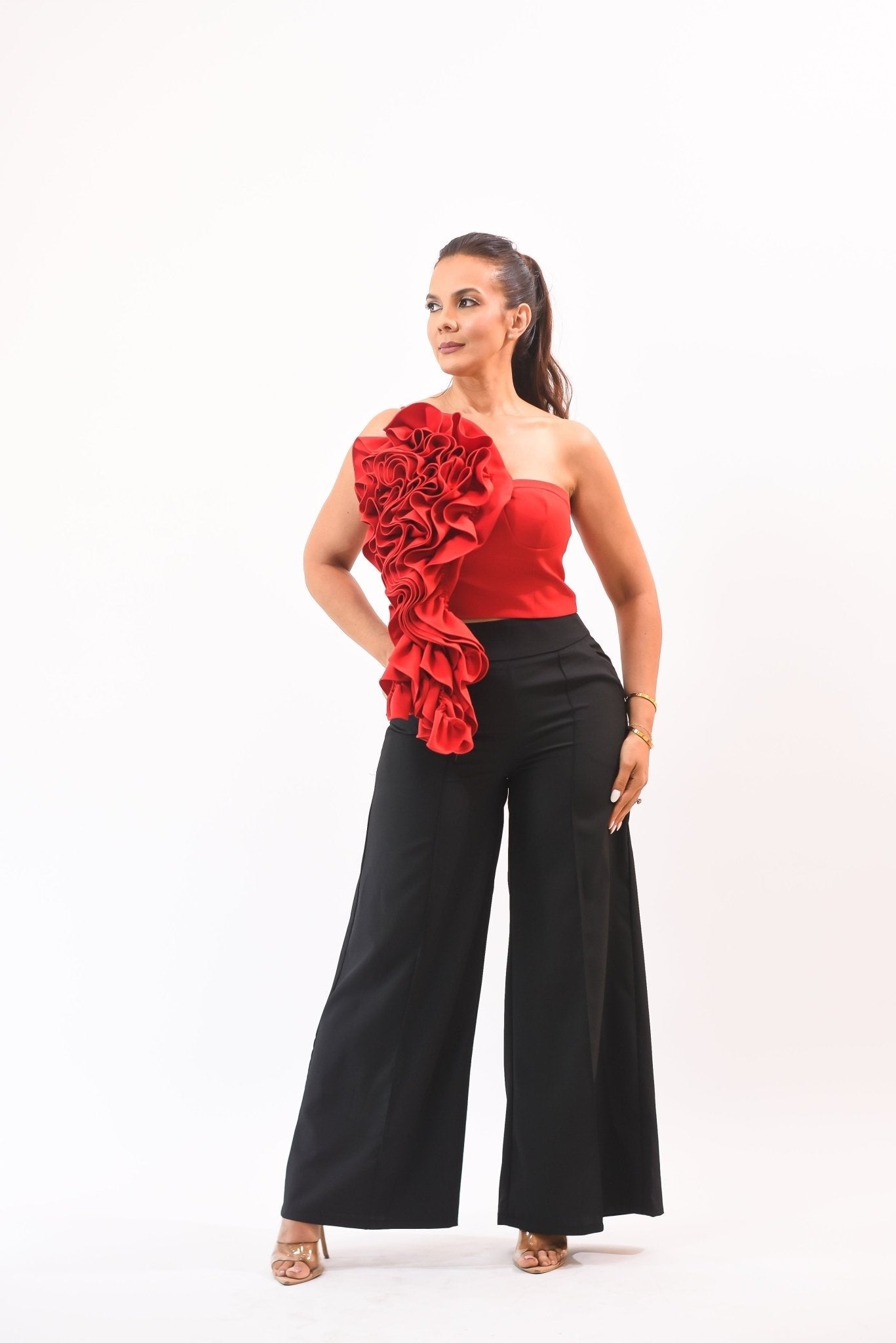 My Lovely Crop Top Red - Bonitafashionrd