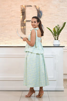 Bright day skirt set floral - Bonitafashionrd Set