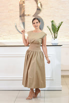 Get The Look Dress Elastic Cintu - Bonitafashionrd