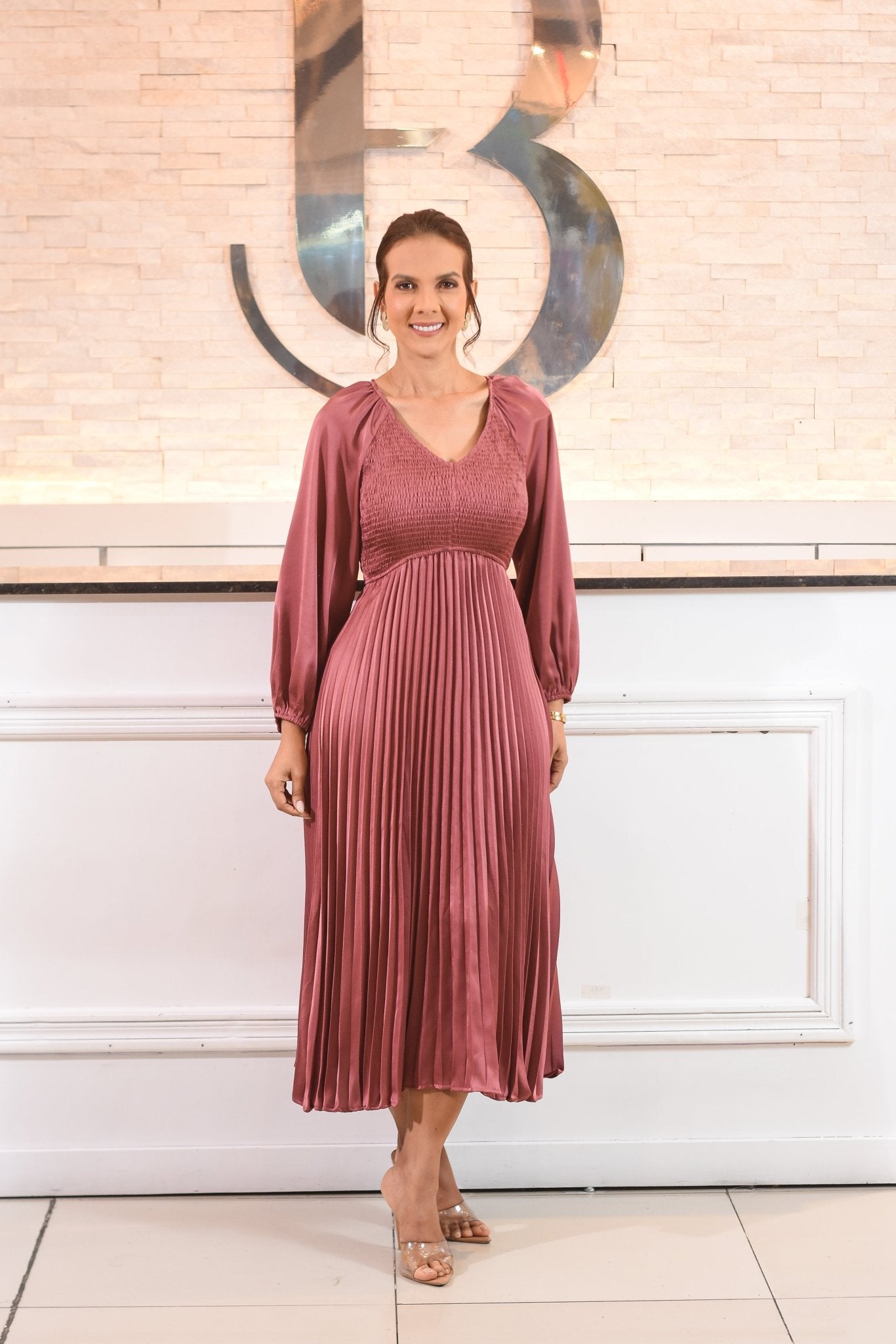 The Amazing Peated Midi Dress - Bonitafashionrd