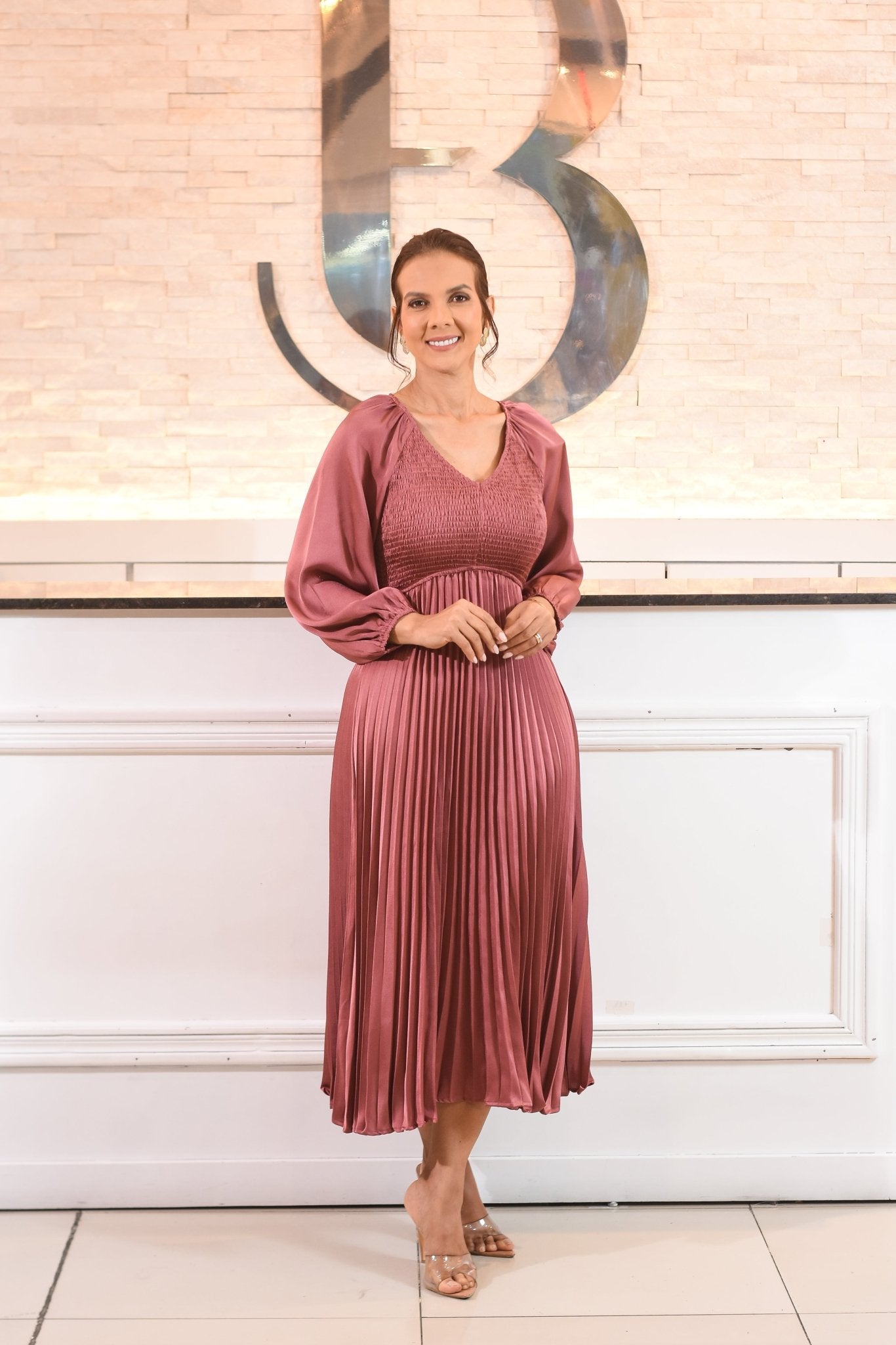 The Amazing Peated Midi Dress - Bonitafashionrd