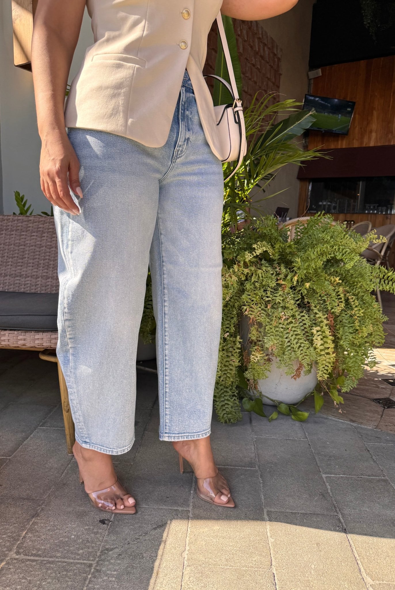 The confort Barril Jeans Pant - Bonitafashionrd