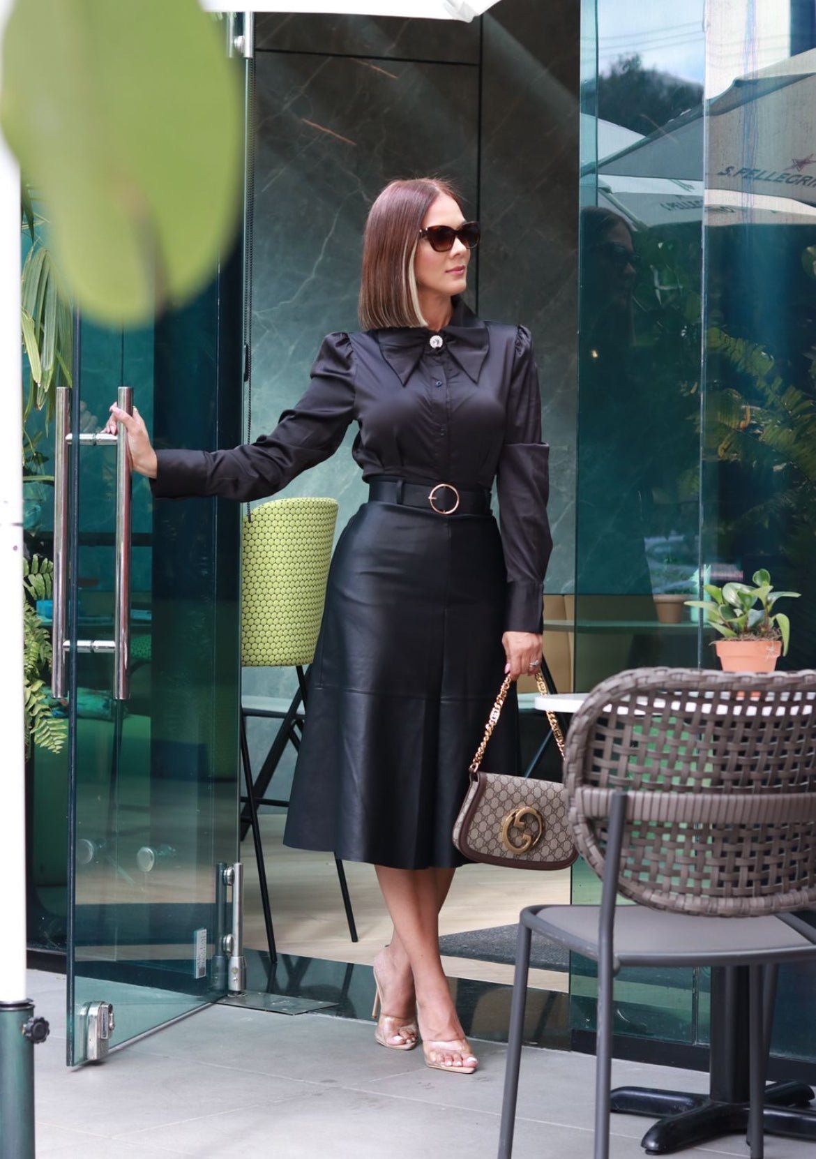 A Beauty Leather Skirt - Bonitafashionrd