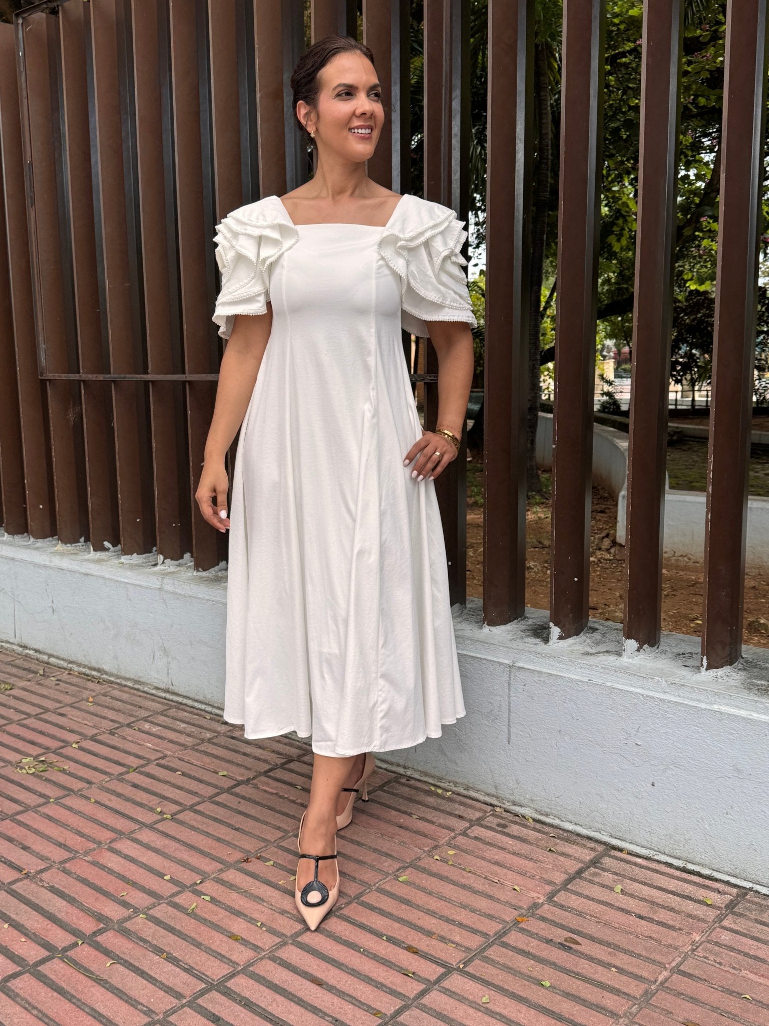 The Perfect Time Offshoulder Dress - Bonitafashionrd