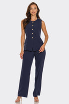 The Perfect Day Pant Set Vest - Bonitafashionrd