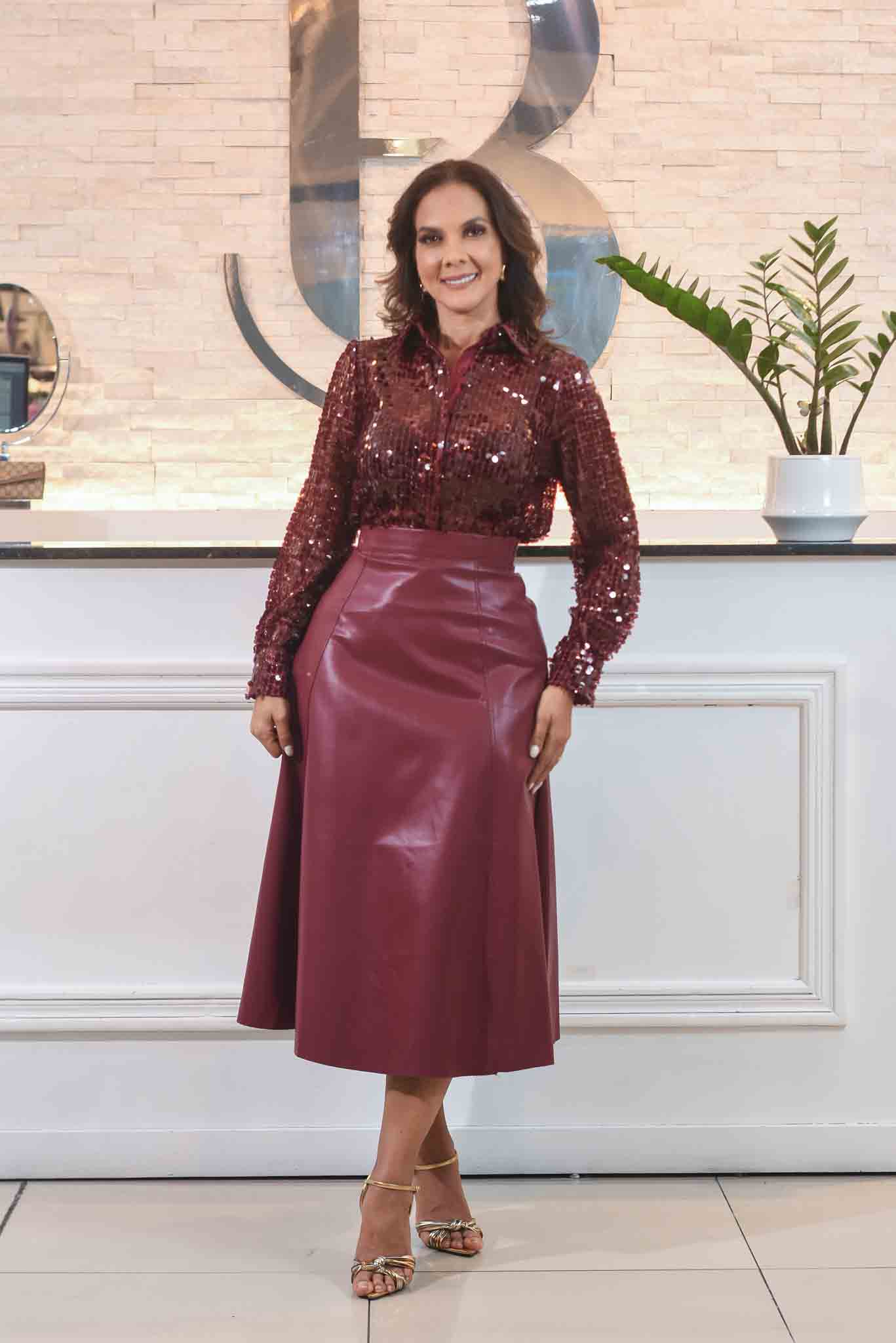 Time To Get Look Leather Skirt - Bonitafashionrd