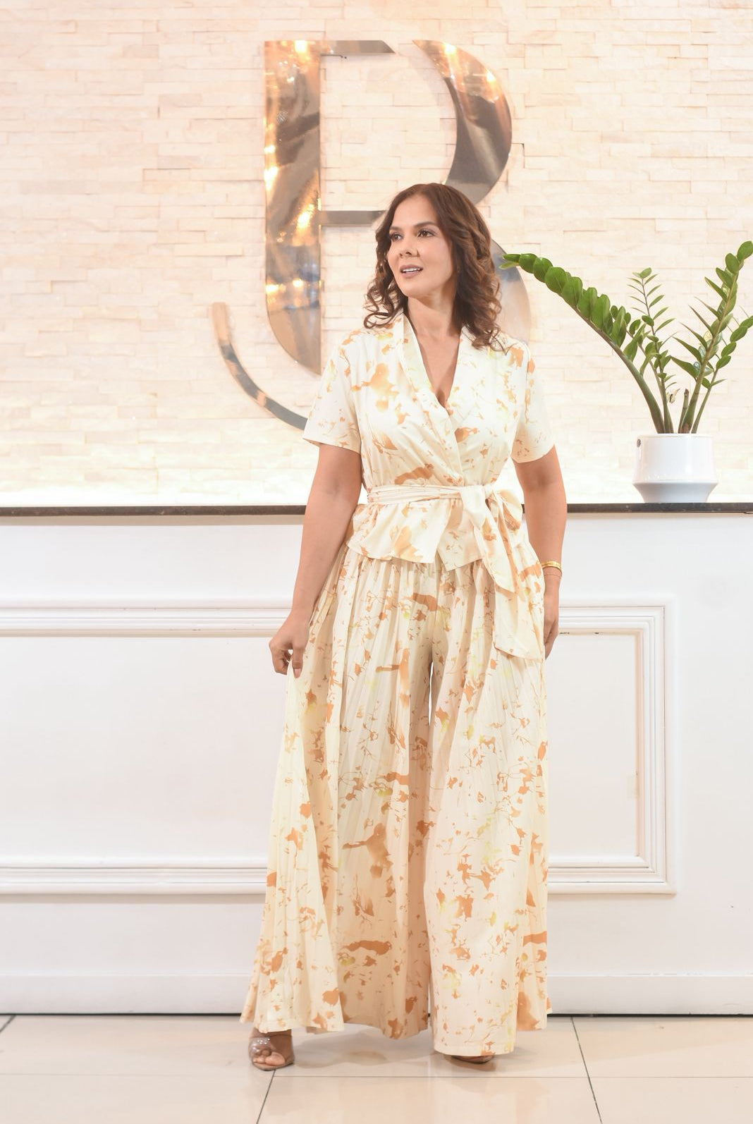 Oh My Pretty Pants Set Gold - Bonitafashionrd