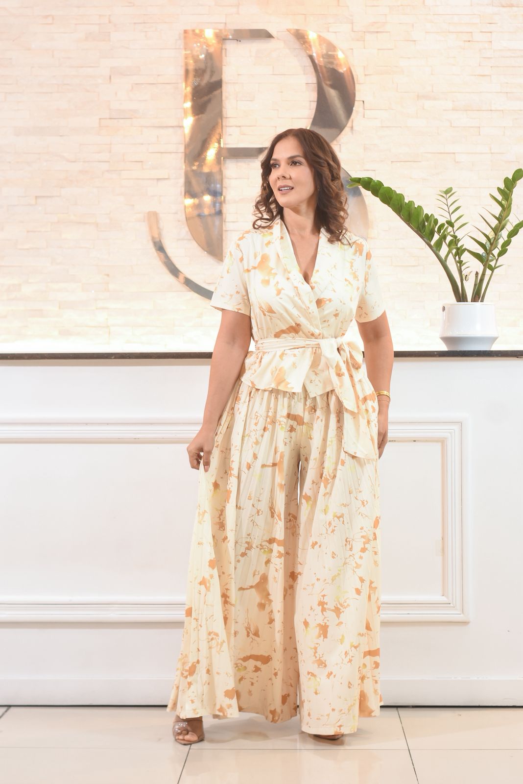 Oh My Pretty Pants Set Gold - Bonitafashionrd