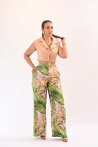Special Palm Pants Green - Bonitafashionrd