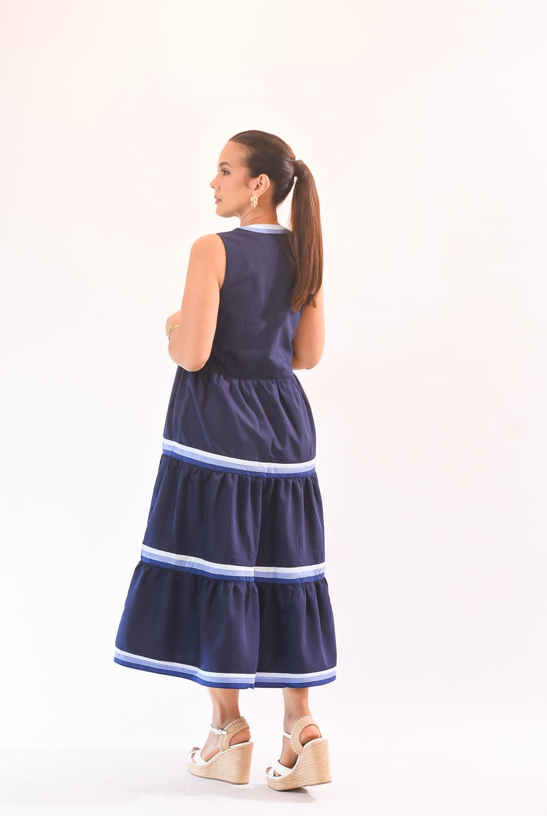 Special Dress Navy Blue - Bonitafashionrd
