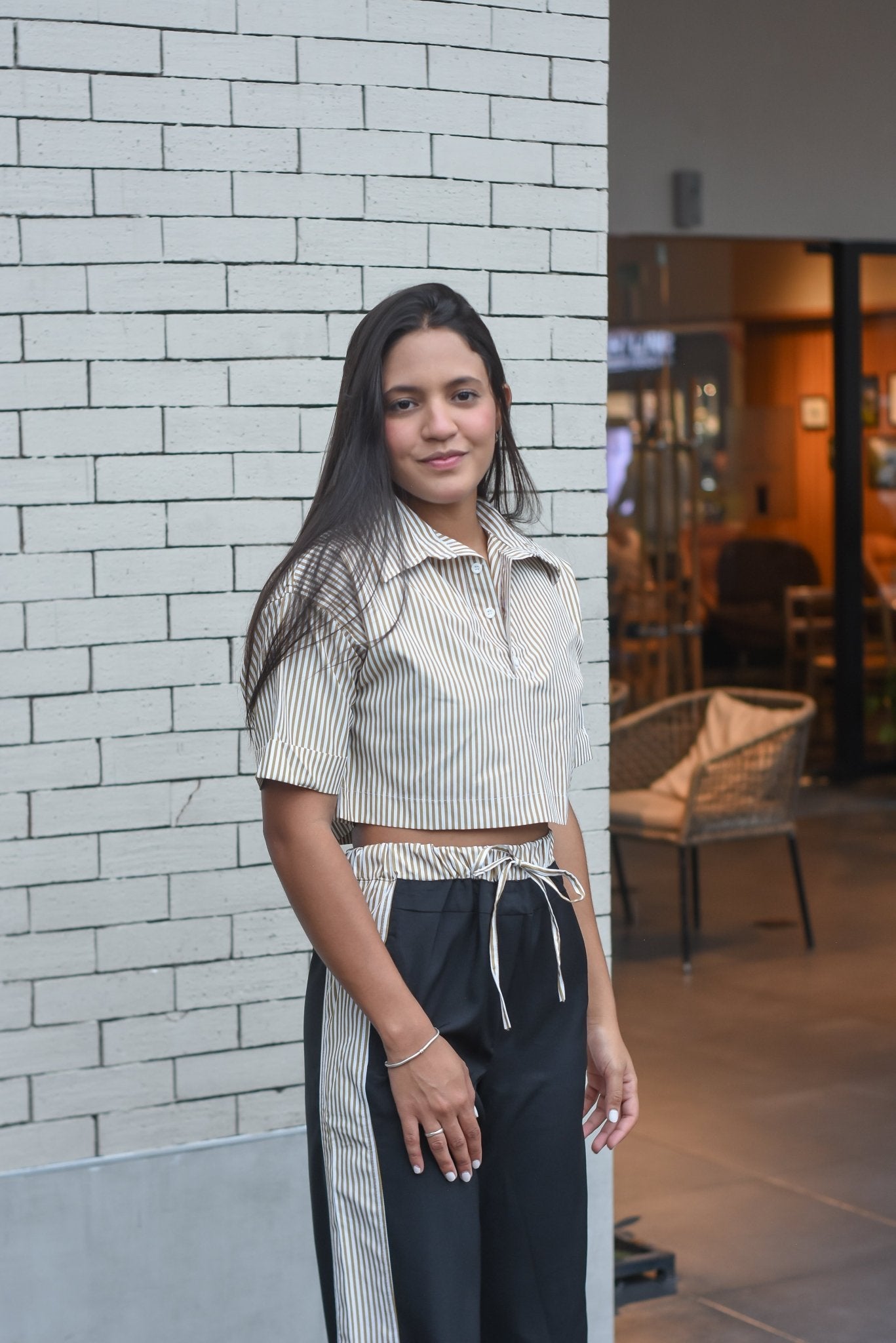 Totally Cute Pants Set Stripes - Bonitafashionrd