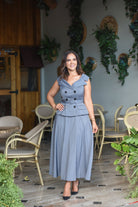 Totally Cute Executive Dress Gray - Bonitafashionrd