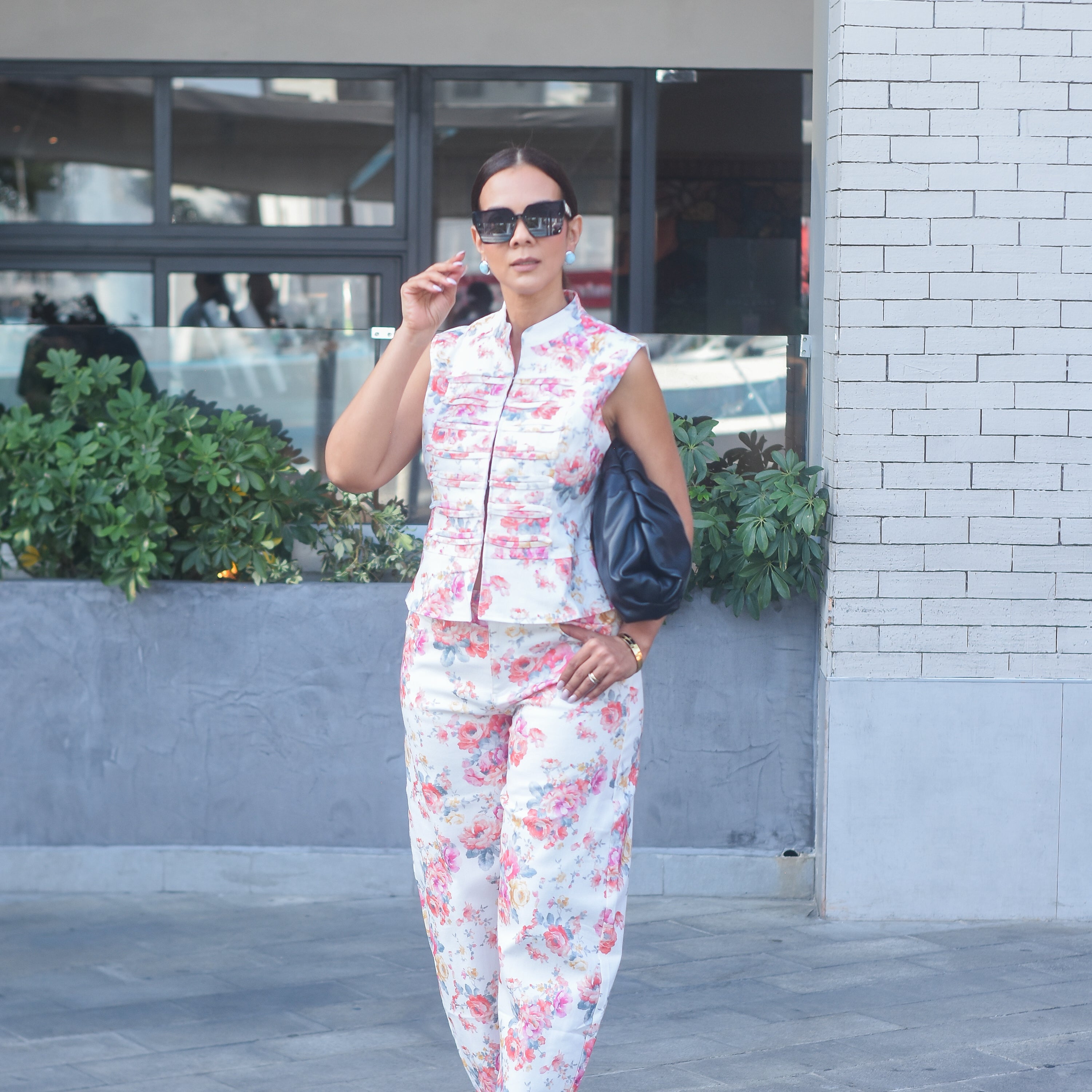 Fashion Forward Pant Set Flawers