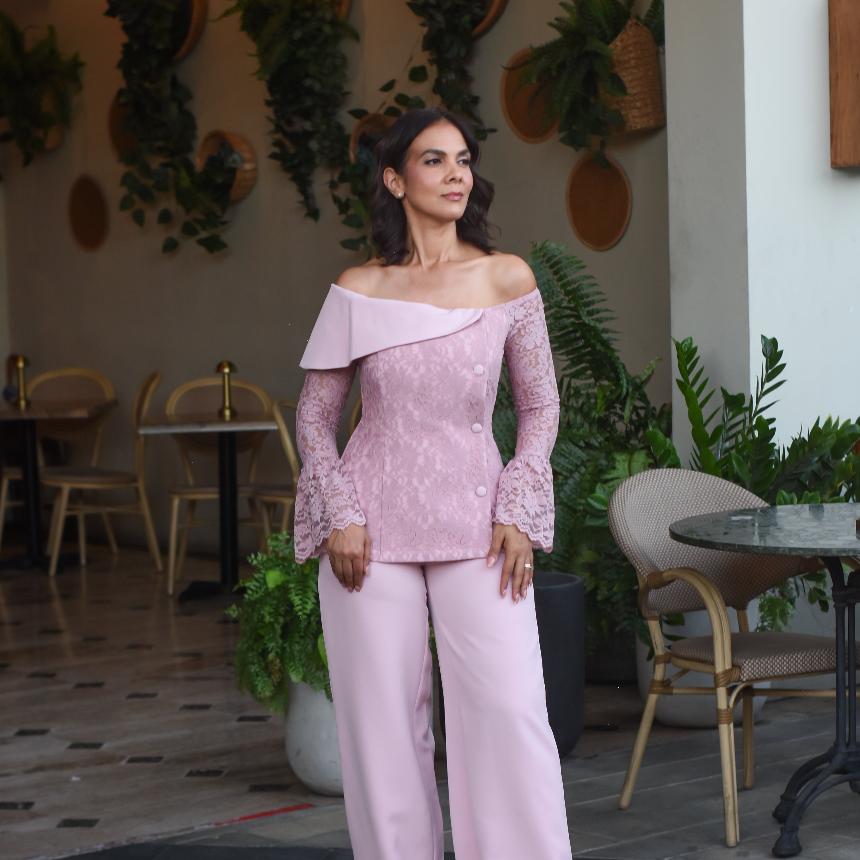 Just The Best Lace Pants Set