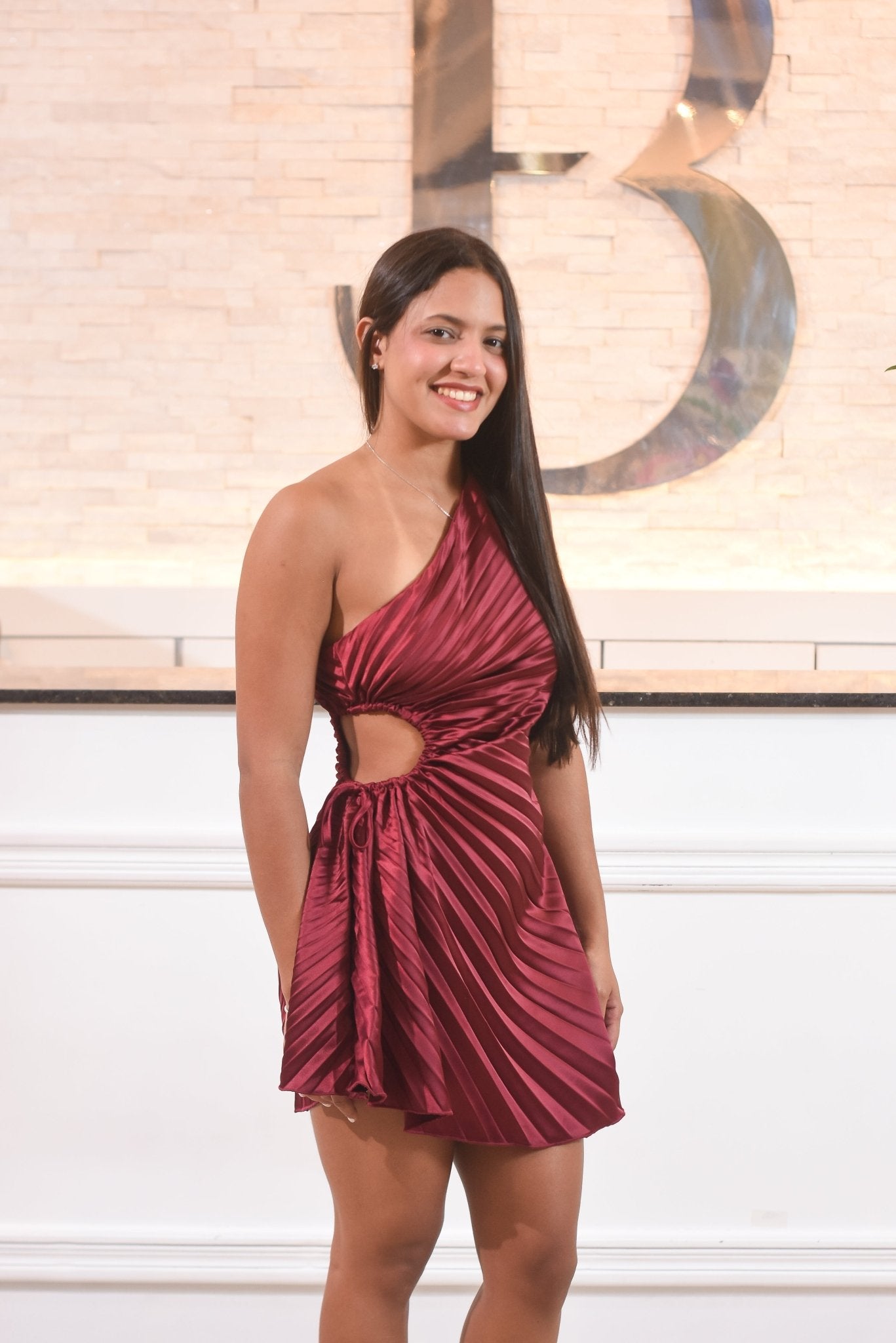 My Amazing Satín Dress Plizado - Bonitafashionrd