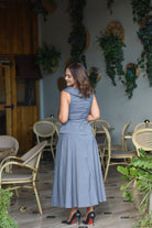 Totally Cute Executive Dress Gray - Bonitafashionrd